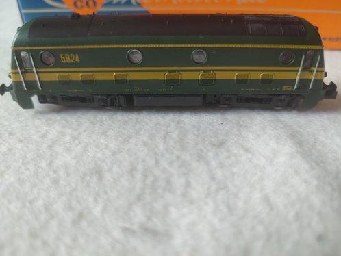 Roco N - 2156 - Diesellocomotief (1) - Reeks 59 - NMBS, Hobby en Vrije tijd, Modeltreinen | N-Spoor