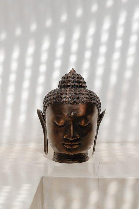 sculptuur, NO RESERVE PRICE - Impressive Buddha Bust - Link, Antiek en Kunst, Kunst | Designobjecten