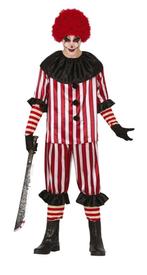 Clown Halloween Kostuum Heren, Nieuw, Verzenden