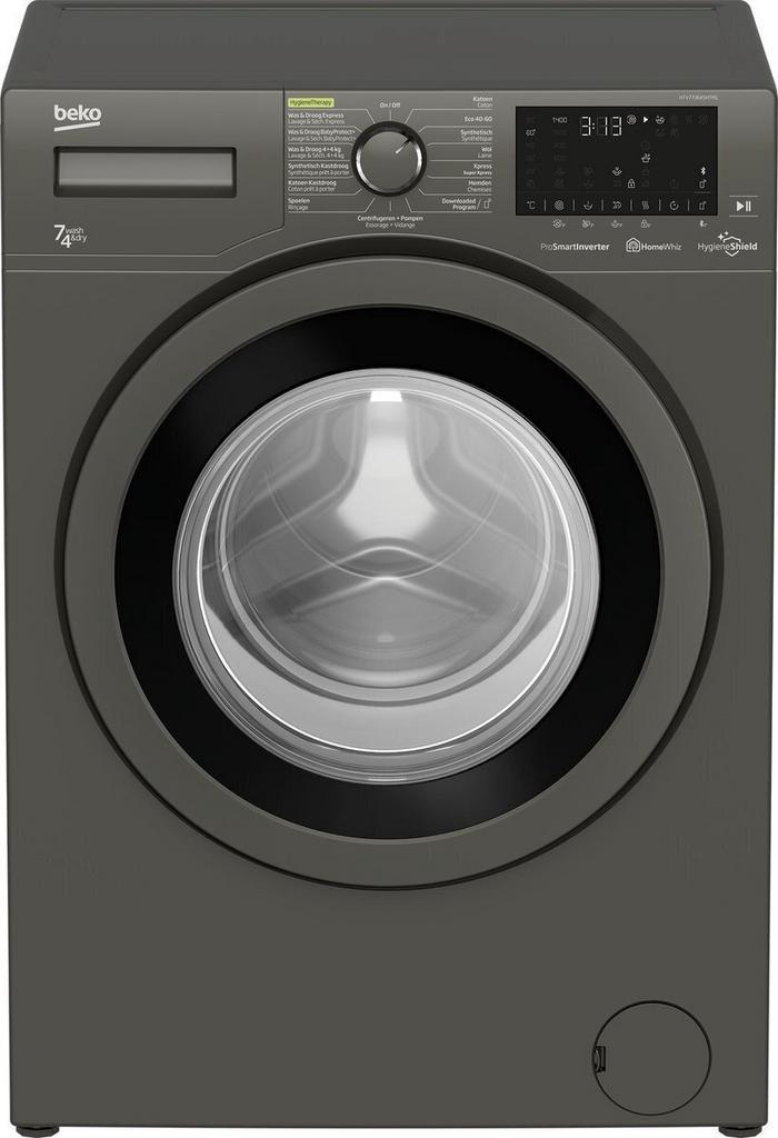 Beko HTV7736XSHTM1 - Was-droogcombinatie - 7 kg wassen - 4, Elektronische apparatuur, Was-droogcombinaties, Ophalen of Verzenden