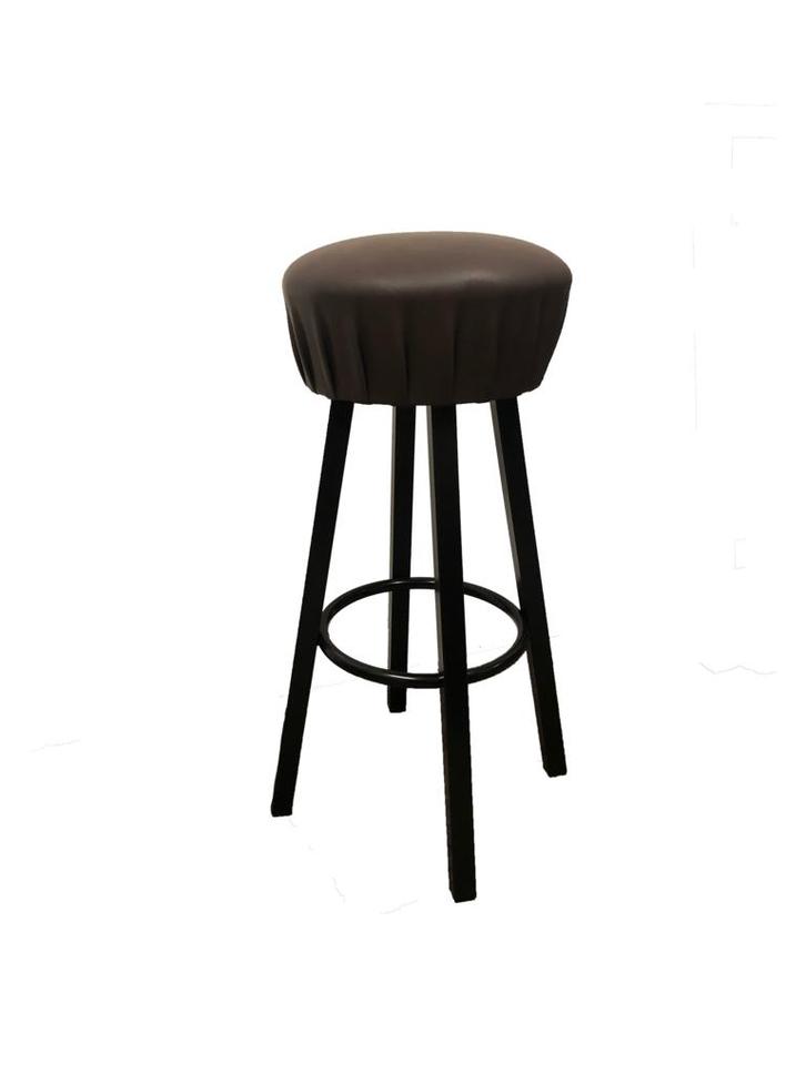 Barkruk Gezellig - Donkerbruin- Vintage/Café, Huis en Inrichting, Barkrukken, Ophalen