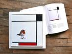 Jos Verheugen - Free after Mondrian, with Robin (M1075), Antiek en Kunst, Kunst | Schilderijen | Modern