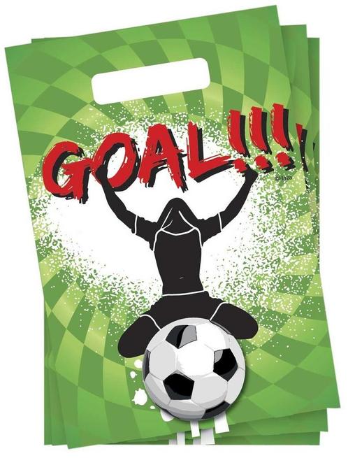 Uitdeelzakjes Goal 25,5cm 6st, Hobby en Vrije tijd, Feestartikelen, Nieuw, Verzenden