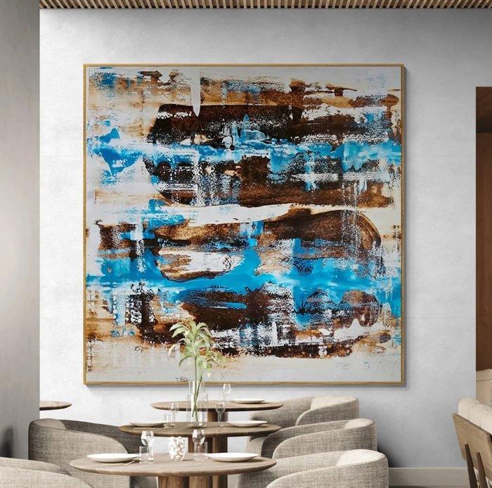 Bri Debernardi - BLUEBIRD - XXL, Antiek en Kunst, Kunst | Schilderijen | Modern