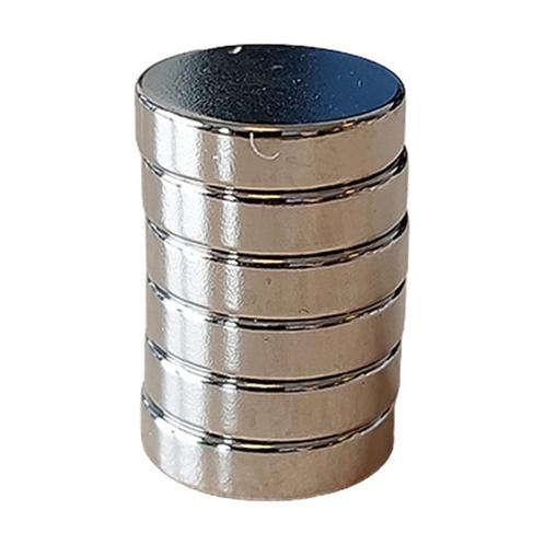 Ronde magneten - 12x3mm - Set van 6 stuks, Zakelijke goederen, Kantoor en Winkelinrichting | Kantoorartikelen