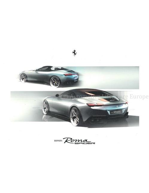 2023 FERRARI ROMA SPIDER LITHOGRAFIE, Boeken, Auto's | Folders en Tijdschriften