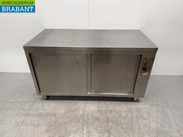 RVS Warmhoudkast 2 Schuifdeuren 140 x 70 x 81 cm 230V Horeca, Zakelijke goederen, Horeca | Keukenapparatuur, Ophalen of Verzenden