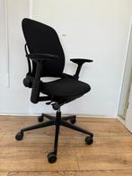Refurbished Steelcase Leap V2 Zwart (Actiemodel), Verzenden, Zwart, Zo goed als nieuw, Bureaustoel