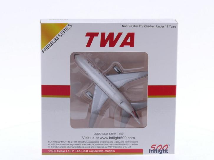 Schaal 1:500 Inflight 500 IF5112007 TWA - Trans World Air..., Hobby en Vrije tijd, Modelbouw | Vliegtuigen en Helikopters, Gebruikt