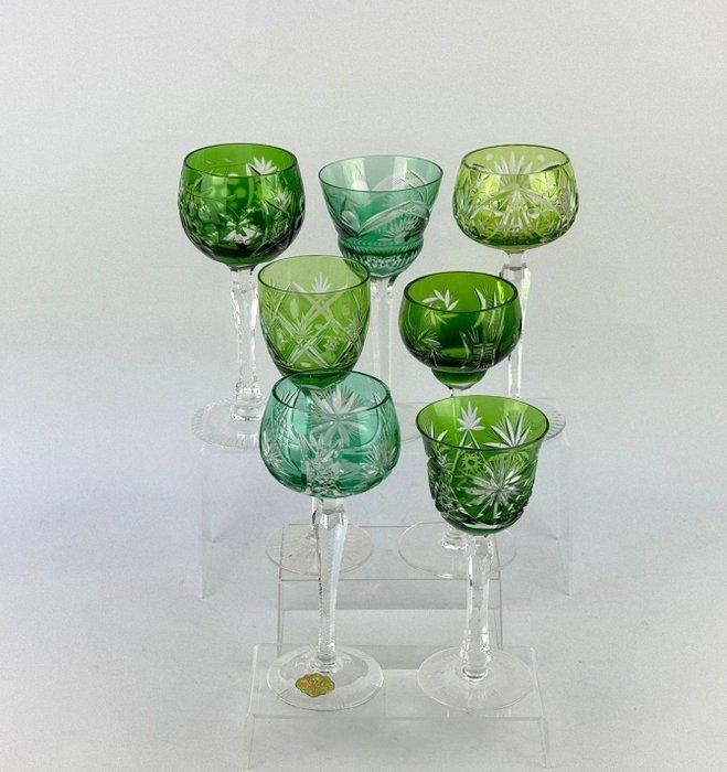 Verschiedene - Drinkset (7) - Handgemaakt - wijnglazen -, Antiek en Kunst, Antiek | Meubels | Tafels