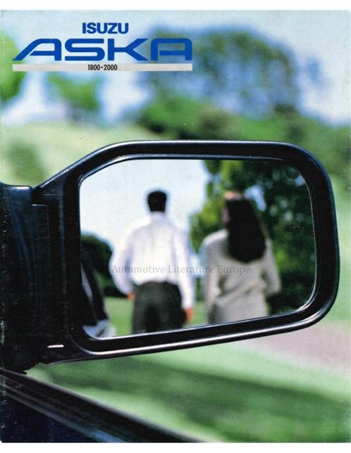 1986 ISUZU ASKA 1800, 2000 BROCHURE JAPANS, Boeken, Auto's | Folders en Tijdschriften