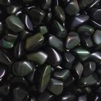 Geen veiling - Regenboogobsidiaan - Geslepen stenen - AAA