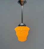 Plafonnier - Verre, Aluminium - Plafonnier en laiton avec un