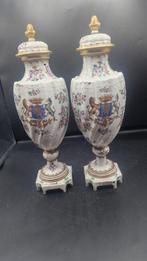 Edmet samson - Vase (2) - Porcelaine - Milieu du XIXe siècle, Antiek en Kunst