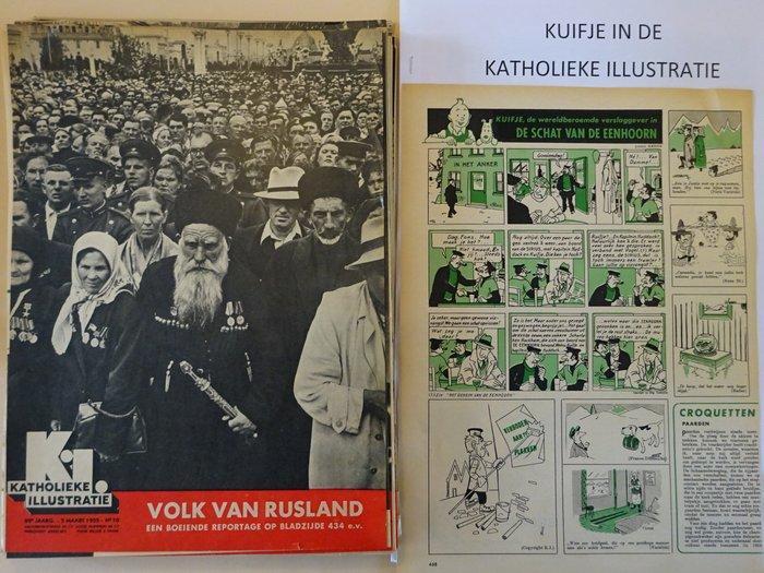 Hergé Kuifje in de Katholieke Illustratie, 1955, 1956, De, Boeken, Stripverhalen