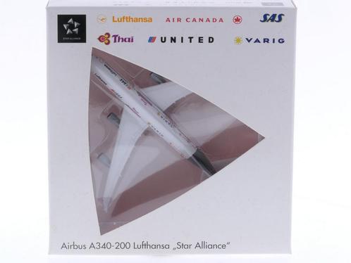 Schaal 1:500 Herpa 516556 Lufthansa Airbus A340-200 Star..., Hobby en Vrije tijd, Modelbouw | Vliegtuigen en Helikopters, Gebruikt