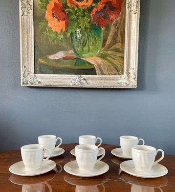 Wedgwood - Koffieservies (6) - Porselein - Windsor