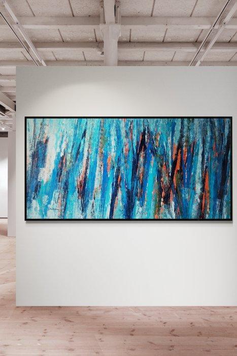 Myriam Carbonnier - Abstractions colorées XXL, Antiek en Kunst, Kunst | Schilderijen | Modern