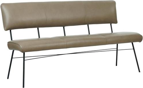Taupe leren industriële eetkamerzetel - Granada leer Taupe, Huis en Inrichting, Stoelen, Overige kleuren, Eén, Nieuw, Leer, Ophalen of Verzenden