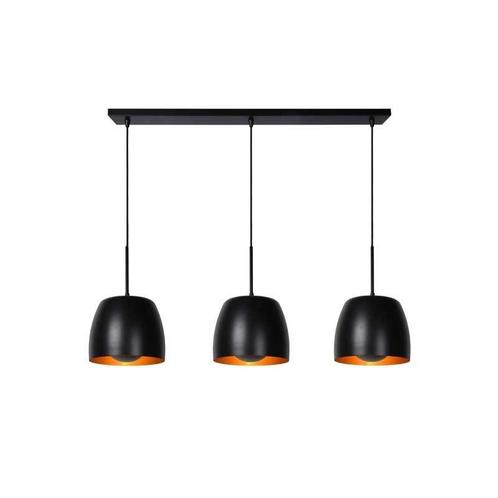 Hanglamp Lucide NOLAN -  - 3xE27 - Zwart -, Maison & Meubles, Lampes | Suspensions, Envoi