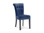 Veiling - Stoel Dora (set van 6) Velours - Blauw - Eikenhout, Huis en Inrichting, Nieuw