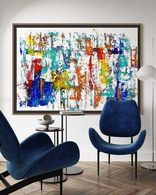Alberto Stocco - Abstract, Antiek en Kunst, Kunst | Schilderijen | Modern