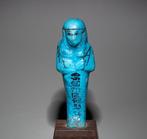 Oud-Egyptisch Faience Shabti voor de opzichter van, Collections