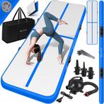 KESSER® Gymnastiekmat - Airtrack - Turnmat - 4M - Blauw, Huis en Inrichting, Verzenden, Nieuw