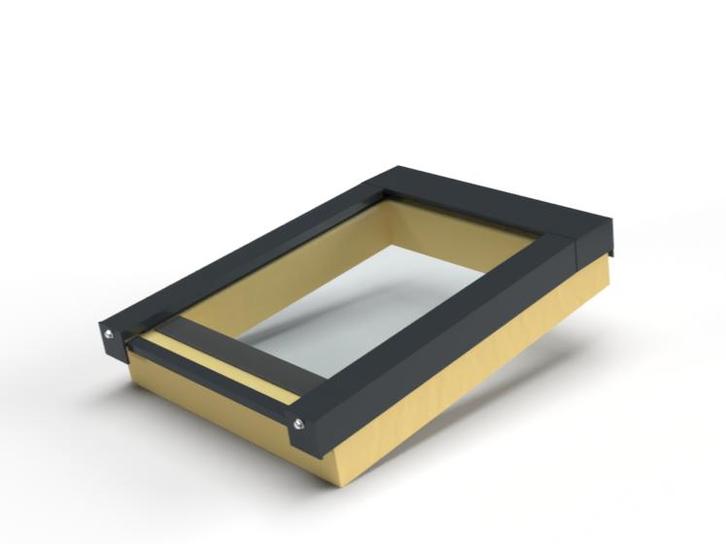 Zelfbouw lichtstraat 1 vak lessenaarsdak 785x1000mm-BENG Vac, Doe-het-zelf en Bouw, Dakpannen en Dakbedekking, Nieuw, Verzenden