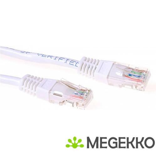 ACT Witte 10 meter U/UTP CAT6 patchkabel met RJ45, Computers en Software, Overige Computers en Software, Nieuw, Verzenden