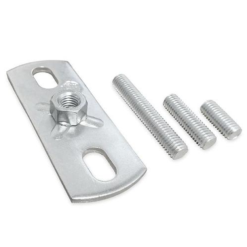 -SET- grondplaat met vaste moer M8 & draadeind 20mm, Doe-het-zelf en Bouw, Ventilatie en Afzuiging, Nieuw, Verzenden