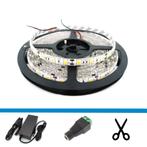 LED Strip - 5 meter - Complete set - Kleur warm wit - LED t, Huis en Inrichting, Lampen | Overige, Verzenden, Nieuw