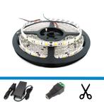 LED Strip - 5 meter - Complete set - Kleur warm wit - LED t, Huis en Inrichting, Verzenden, Nieuw