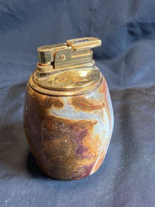 Blitz - Zonder Minimumprijs - Tafelaansteker - Messing, Onyx, Verzamelen, Rookartikelen, Aanstekers en Luciferdoosjes