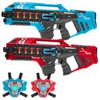 2 Connect Mega Blasters + 2 Connect Vesten - Rood/Blauw, Ophalen of Verzenden, Nieuw