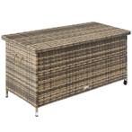 tectake Wicker opbergbox Kiruna met kunststof gaas, 120x55x6, Verzenden, Nieuw