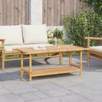 vidaXL Salontafel 110x55x45 cm bamboe, Huis en Inrichting, Tafels | Salontafels, Verzenden, Nieuw
