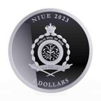 Niue. 2 Dollars 2023 1 oz $2 NZD Niue Silver Vivat Humanitas