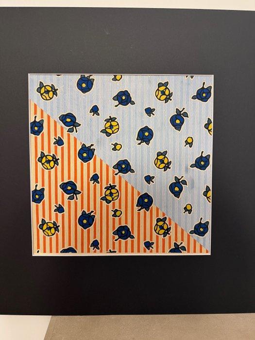 Russische school (XX) - Composition aux fleurs bleues, Antiek en Kunst, Kunst | Schilderijen | Klassiek