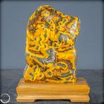 Zeer zeldzaam natuurlijk Bumblebee Jasper Freeform op stand,