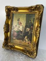 F. DeBeul - Barok Schilderij Moeder met Kinderen