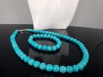 Natuurlijke turquoise edelstenen circuitarmband in