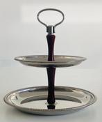 Alessi - Plateau - Art. N. 893 - Acier, Bois - Étagère à