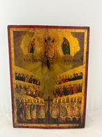 Icoon - Samenkomst van de Heiligen Griekse Icoon - Hout