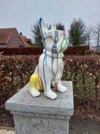 Beeld, hand painted dog with sunglasses in diverse color -