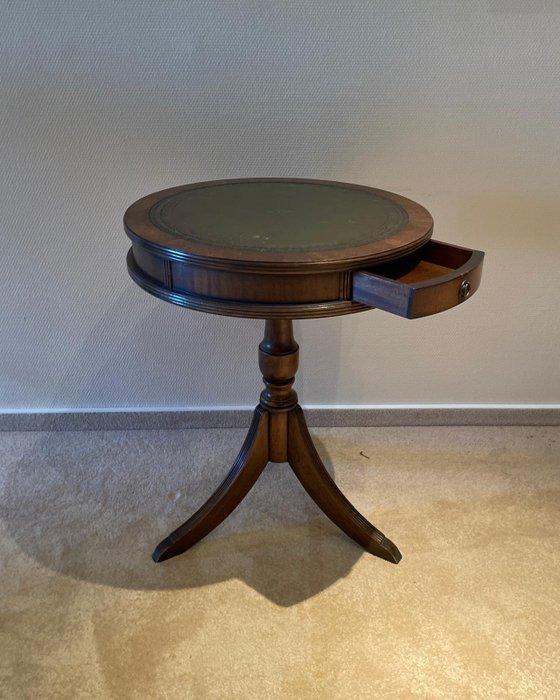 Wandtafel - Mahonie, Kalfsleer - Engelse bijzettafel, Antiek en Kunst, Curiosa en Brocante