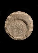 Oud-Romeins Terracotta Bifaciale smederijvorm met afbeelding