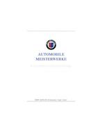 1993 BMW ALPINA B3 BROCHURE DUITS, Nieuw