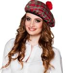 Rode Baret Tartan, Nieuw, Verzenden