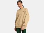 UA Icon heavyweight Fleece Oversized Crew-Brn - Maat SM, Kleding | Dames, Truien en Vesten, Bruin, Nieuw, Ophalen of Verzenden